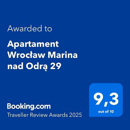 Apartament Wroclaw Marina Nad Odra 29 Kültér fotó